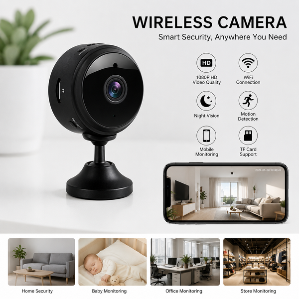 A9 Mini Wireless Security Camera 1080P HD WiFi Smart Home CCTV Camera